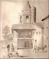 Iglesia de Castigaleu año 1963